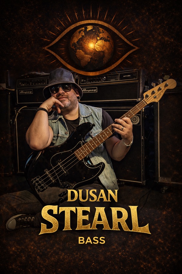 Dusan from STEARL, bass