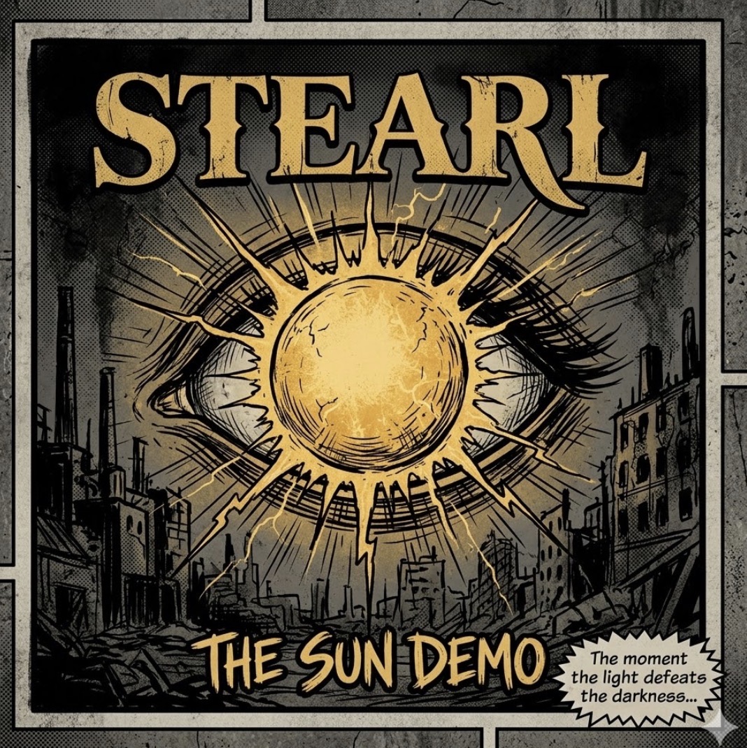 Cover artwork for STEARL single THE SUN