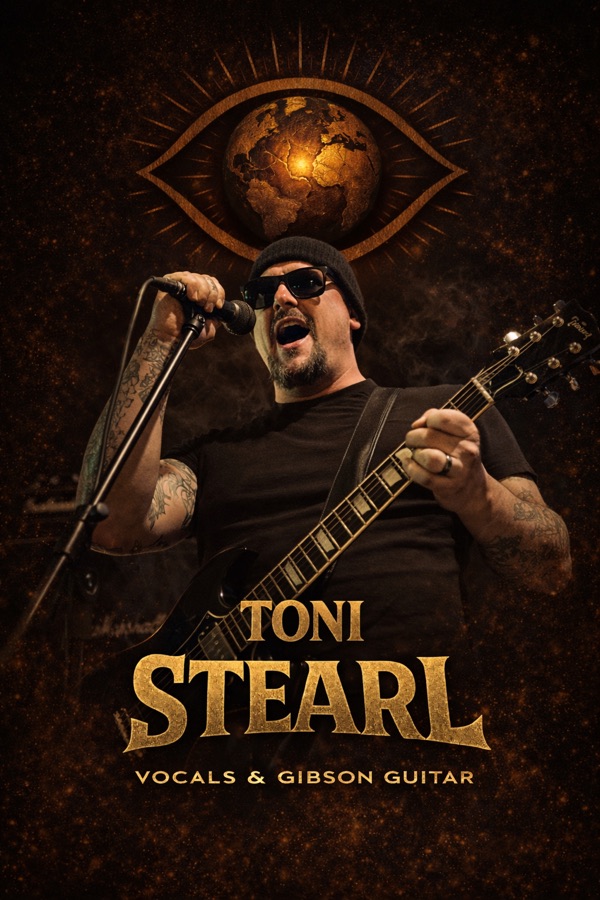 Toni from STEARL, vocals and guitar